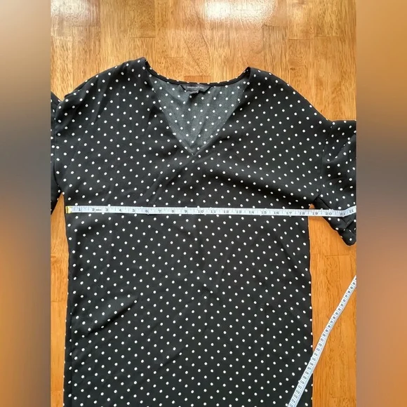 Black and white polka dot dress - Picture 3 of 7